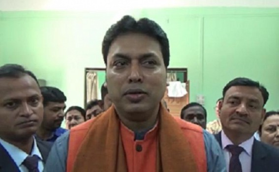 ‘BJP is the most disciplined party’, claims Biplab Deb ‘BJP is the most disciplined party’, claims Biplab Deb